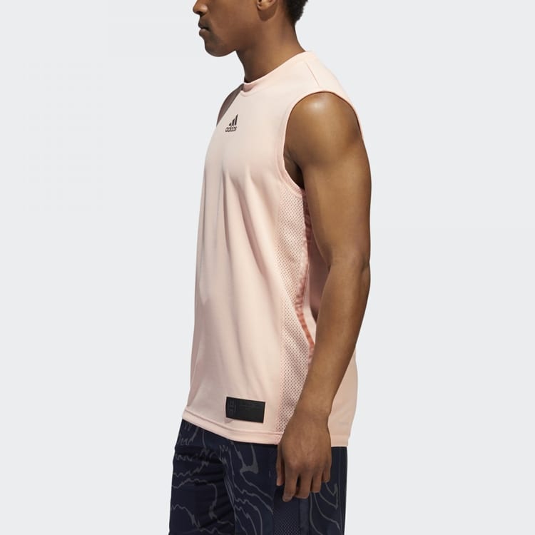 adidas Basketball Jerseys Men's Light Pink Moderate Straight Fit ED5031