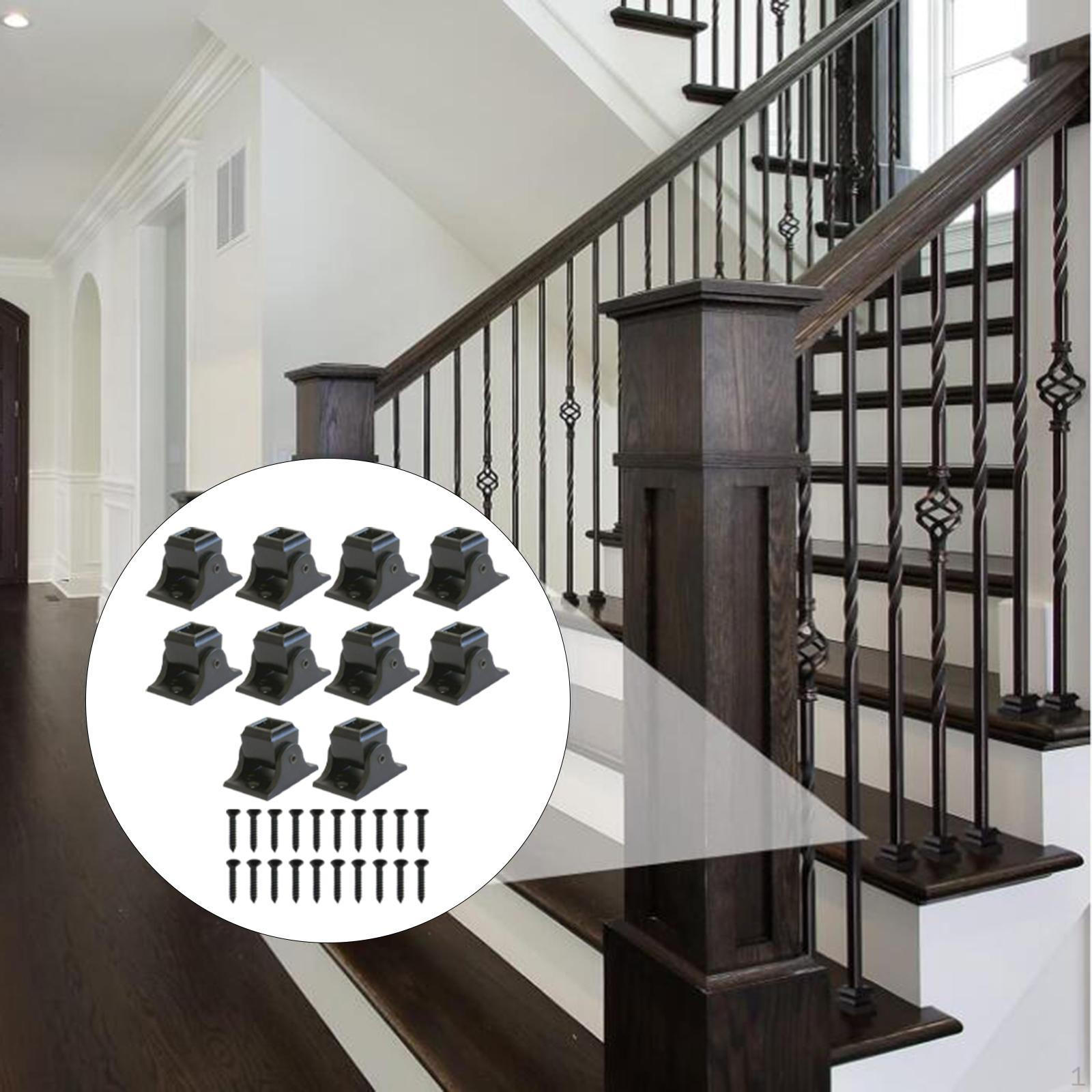 

10 шт. Железные балясины для лестницы, аксессуары для основания поручня, фурнитура для лестницы, ландшафтные здания Square Hole 12.9mm_Movable Shoes