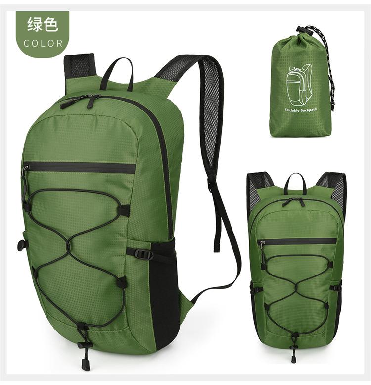 Outdoor Folding Bag Backpack Ultra-light Mountaineering Folding Travel Bag Fitness Sports Backpack