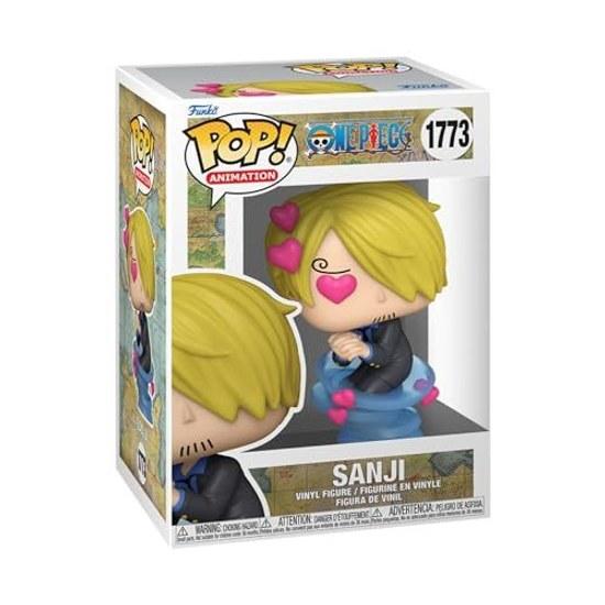 Funko Pop Animation One Piece Bundle (5 Pack) Monkey D. Luffy #1771 Nami #1772 Sanji #1773 Usopp #1774 Roronoa Zoro Common #1775 Collector Vinyl
