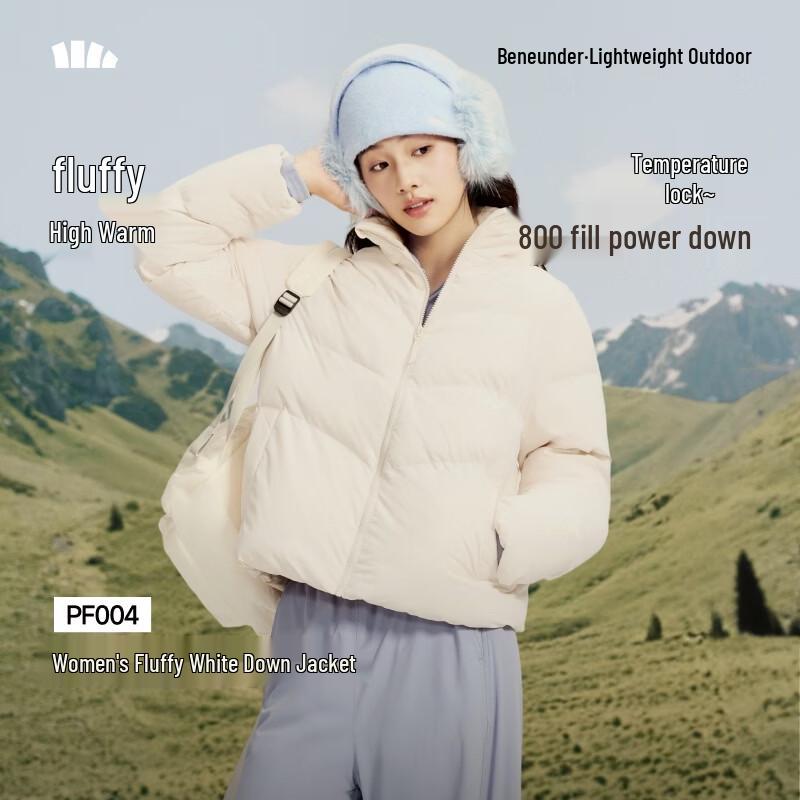 Beneunder Women's Stand-Collar Puffer Jacket