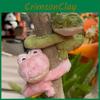 Crocodile Little Animal Hugging Couple Friend Plush Keychain Pendant Backpack
