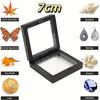3D Floating Frame Jewelry Display Stand - Shadow Gift Box Ring Pendant Holder Jewellery Stone Presentation Case