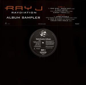 

LP Record RAY J - Raydiation SANTP345 Sanctuary Urban 2005 UK Rap & Hip-Hop/R&B Used