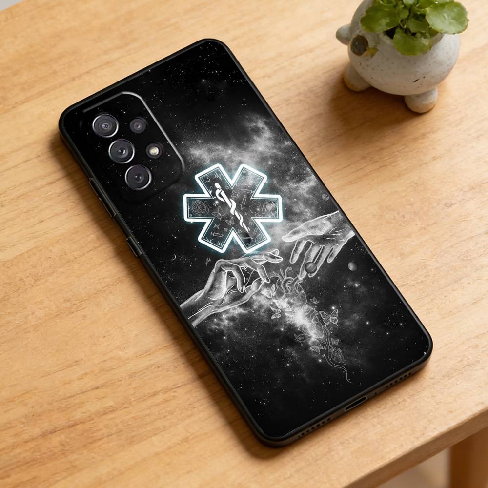 EMT EMS Ambulance  Phone Case For Samsung Galaxy A73,A72,A71,A70,A52,A51 Others Soft Black Cover