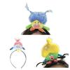 Cute Stuffed Doll Headband Woman Spa Makeup Hairband Halloween Party Headband