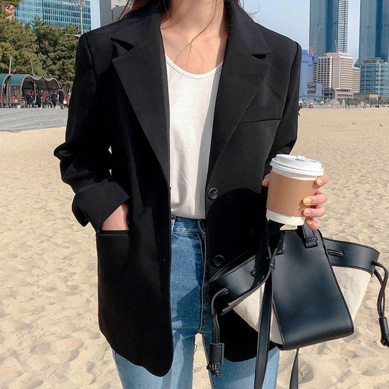 Influencer Women's Retro Korean Style Short Blazer - New Autumn 2025 Fashion