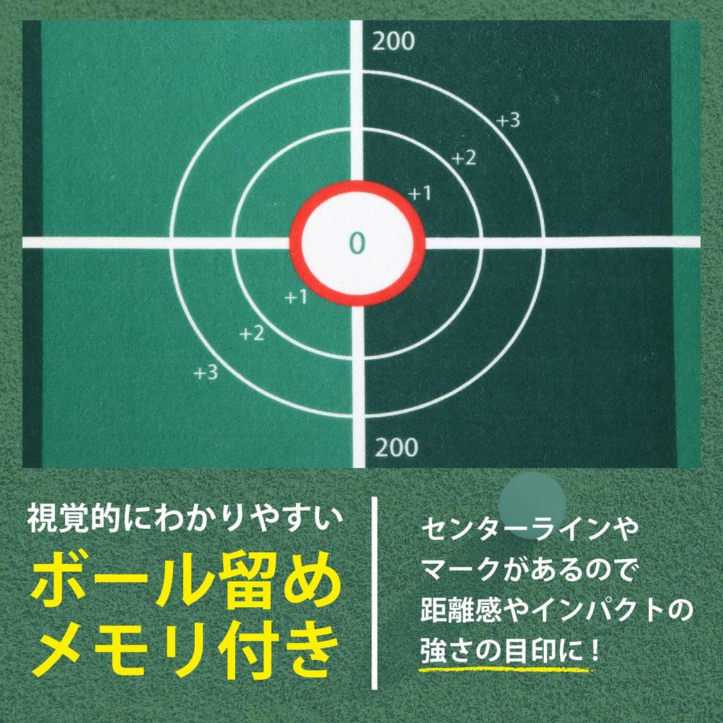 H&Yo Putting Mat 3-Piece Set, Putting Practice Mat, Putting Mat for Distance Training, 40cm X 3.5m
