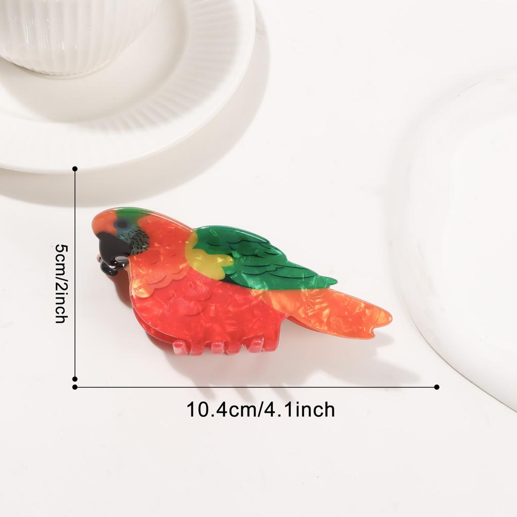 Cute Colorful Bird Hair Claw Hair Clips for Women Girls Vibrant Spring Hair Accessories Fashion Hairpins for Daily Use