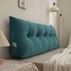 Chenille Headboard Cushion, Double Lumbar Support Pillow, Removable & Washable Backrest