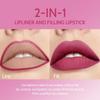 RAVE LADY Double-Ended Waterproof Matte Lipstick & Lip Liner Pen