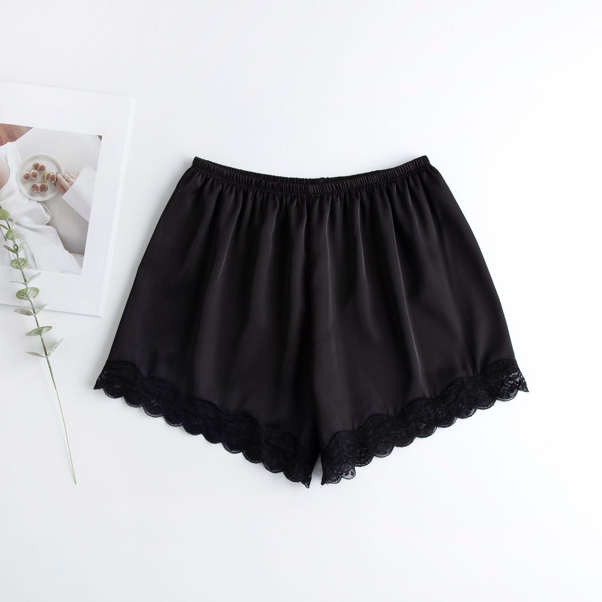Ice Silk Women s Safety Shorts: Seamless, Non-Rolling Edge, Summer Anti-Exposure, Wearable Outwardly M