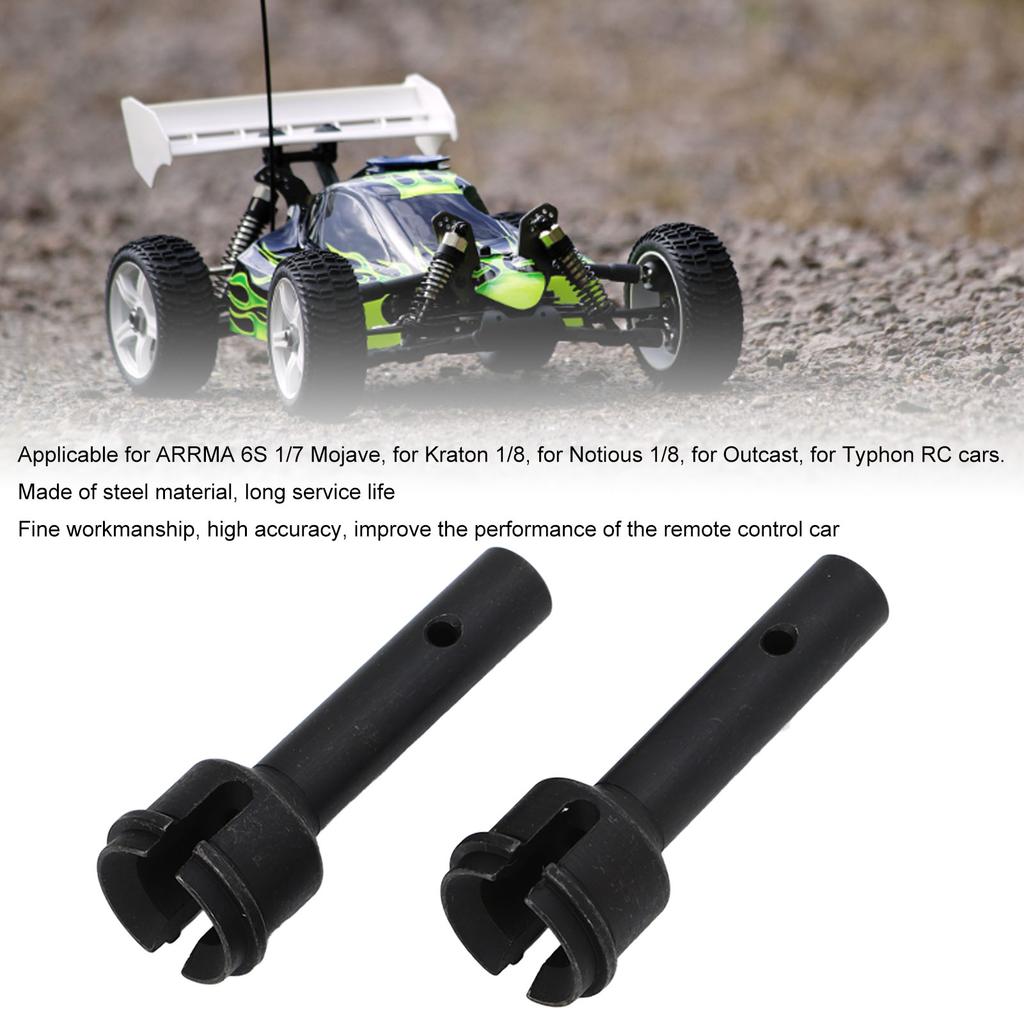 1 Pair Steel RC Rear Wheel Axle RC Car Replacement Accessories for   6S 1Celsius7