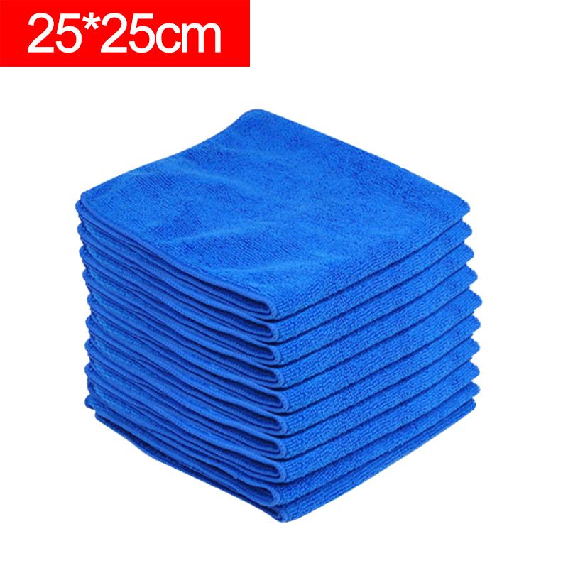 

5/1pcs Microfiber Cleaning Cloth Thicken Car Washing Drying Towels Household Kitchen Wiping Rags Windows Glass Cleaning Cloth 1Pcs