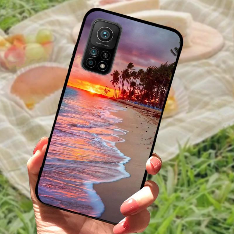 For Xiaomi Mi 10T Pro Case 10T Soft Silicone TPU Cartoon Painted Phone Cover For Xiaomi 10T Lite 5G Coques Mi 10i 5G Fundas Capa