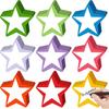 Tellingyou 150 Pcs Star Cutouts 4 Inches Assorted Color Star Bulletin Board Classroom Decorations Creative Paper Die Cut for DIY Craft Projects