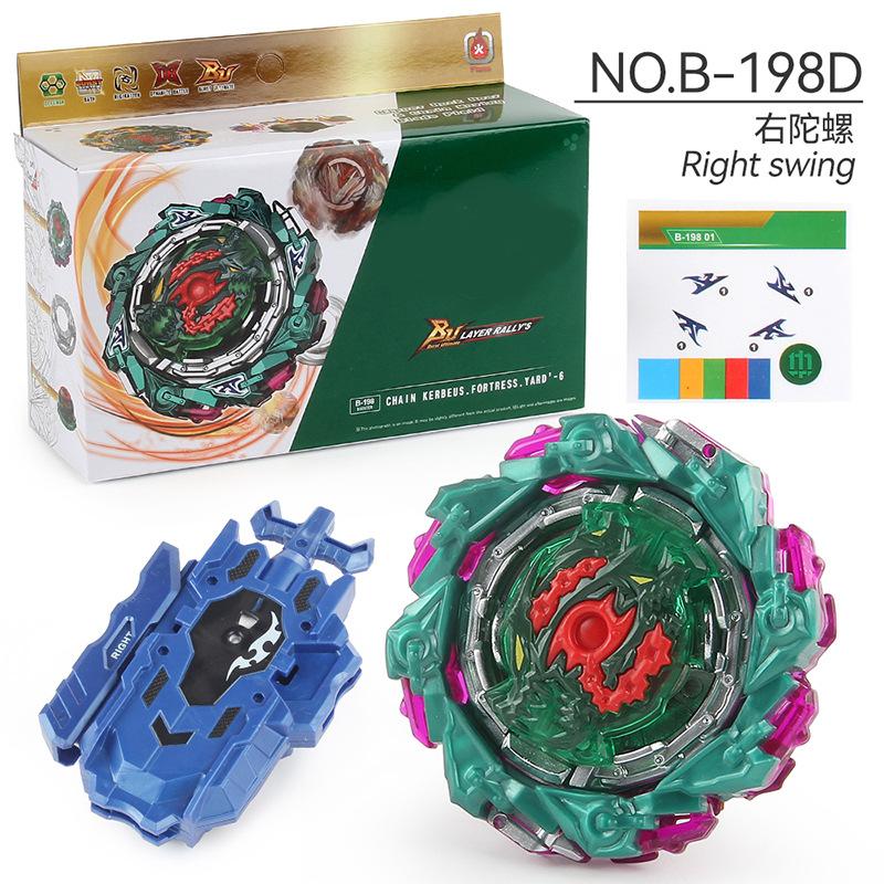 B198 Signature King Green Hero Alloy Battle Gyro Fire Brand Burst Toy 1762g Set