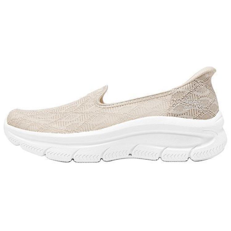Skechers Modern DLux Удобные Универсальные Низкие Повседневные Кроссовки Женские Бежевые 159287-NAT 37.5