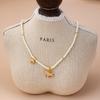 The new model will be rich soon. Pony Shijia pearl necklace light luxury fashion niche design high-end sense versatile sweater chain
