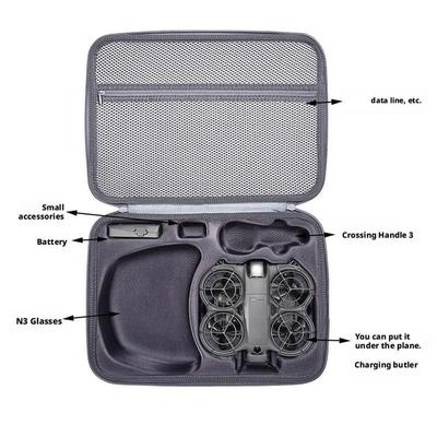 For DJI NEO 2 Premium PU Storage Bag Portable Large Capacity Case Accessories For DJI Neo 2 Organiser Shockproof Carrying Bag
