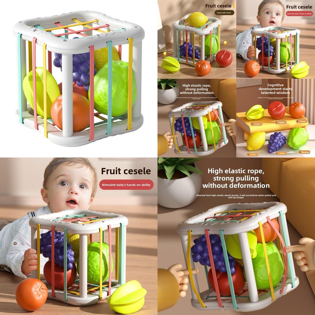 Baby Toy Rainbow Stacking Blocks Educational Hand Motor Skills Development For Toddlers