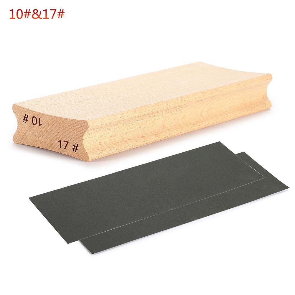 Two-Way Radius Sanding Block For Fret Leveling Fingerboard Guitar Sanding Block Maple Wooden Guitar Fret Leveling Tools