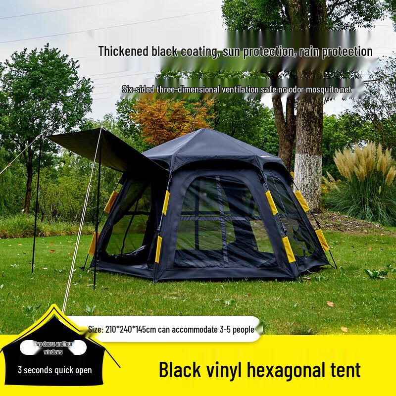 Hexagonal Blackout Camping Tent