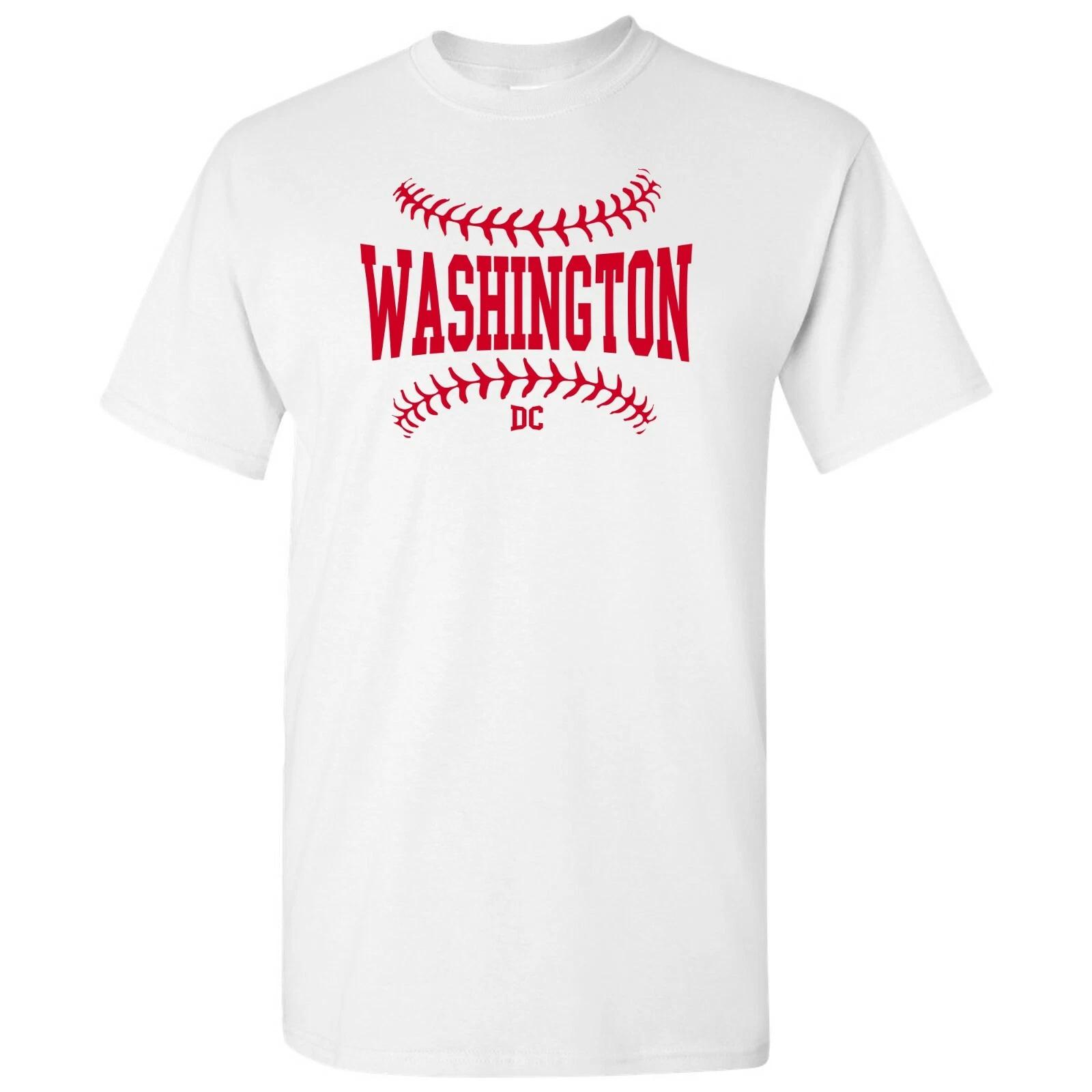 

Washington DC Baseball Laces T-Shirt 3XL