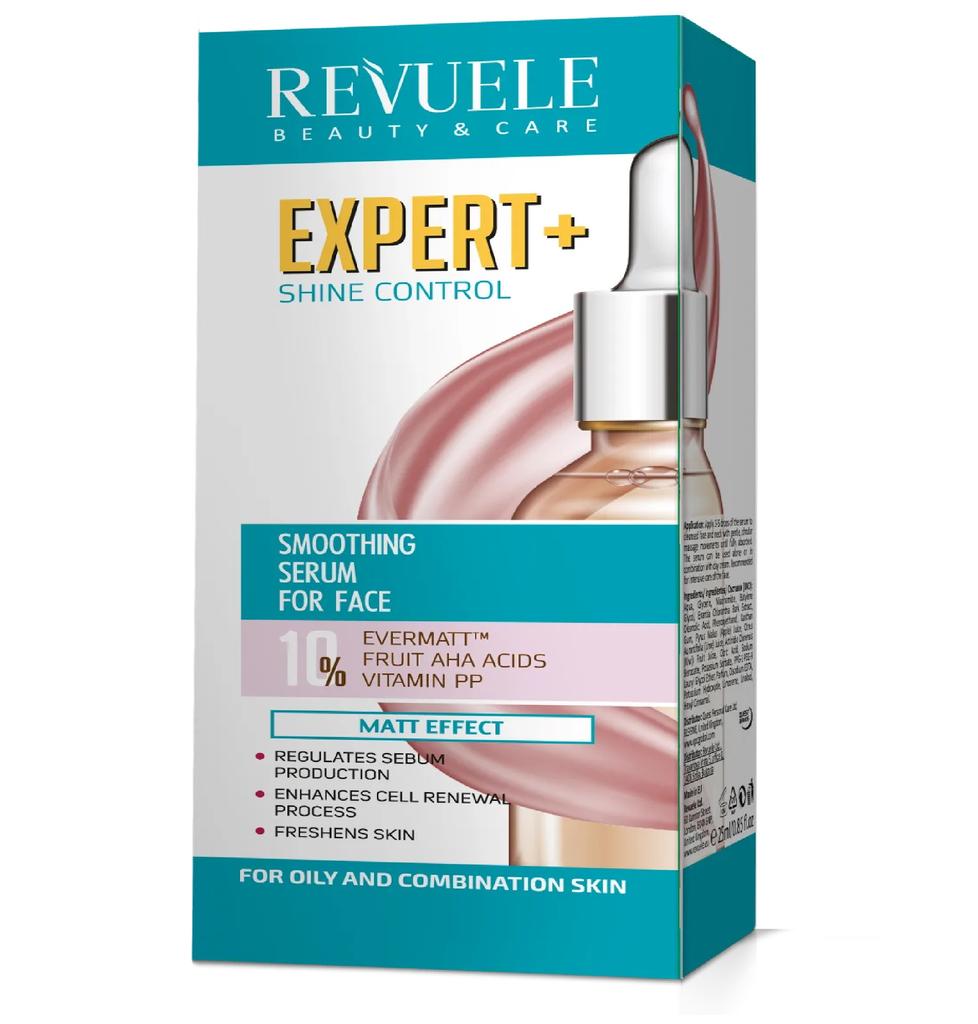 Vyhlazující pleťové sérum Shine control Expert+ Revuele 30 ml