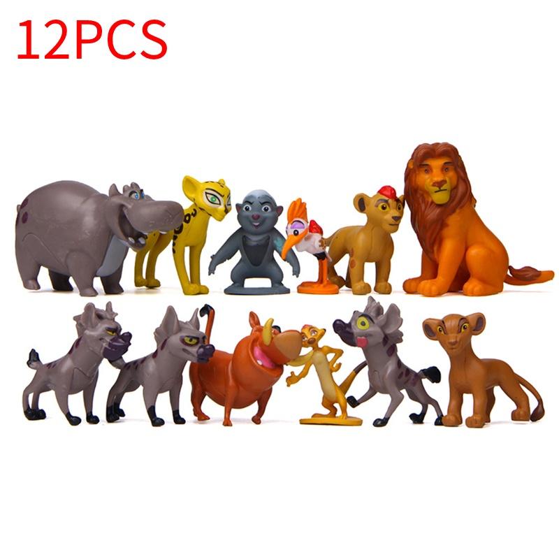 

Pvc Cartoon Forest Guardians Lion Hippo Honey Pot Shiba Inu Diy Landscape Figure