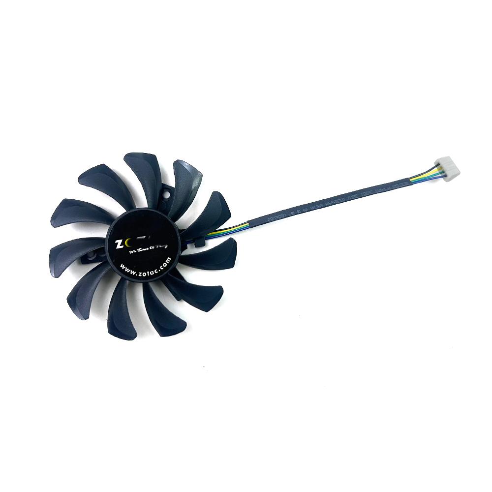 

Вентилятор охлаждения 75 мм GA81S2U Замена вентилятора охлаждения для видеокарт ZOTAC GTX 660Ti 650Ti GTX760 R9 285 BOOST GTX 970 1pcs