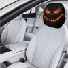 Car Seat Headrest Cover 2 Pieces Halloween Auto Headrest Protector Head Rest Protector For Sedan SUV Drivers Auto Owners Fleet