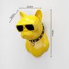Wall mounted decor Creative Fighting Dog Head Wall Pendant Bar coffee shop restaurant background wall decor ornament sculpture
