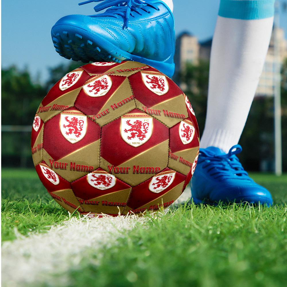 Middlesbrough FC Fashion Size 5 Football Wearproof Non‑Slip Soccer Ball For Sports Training Entertainment Use