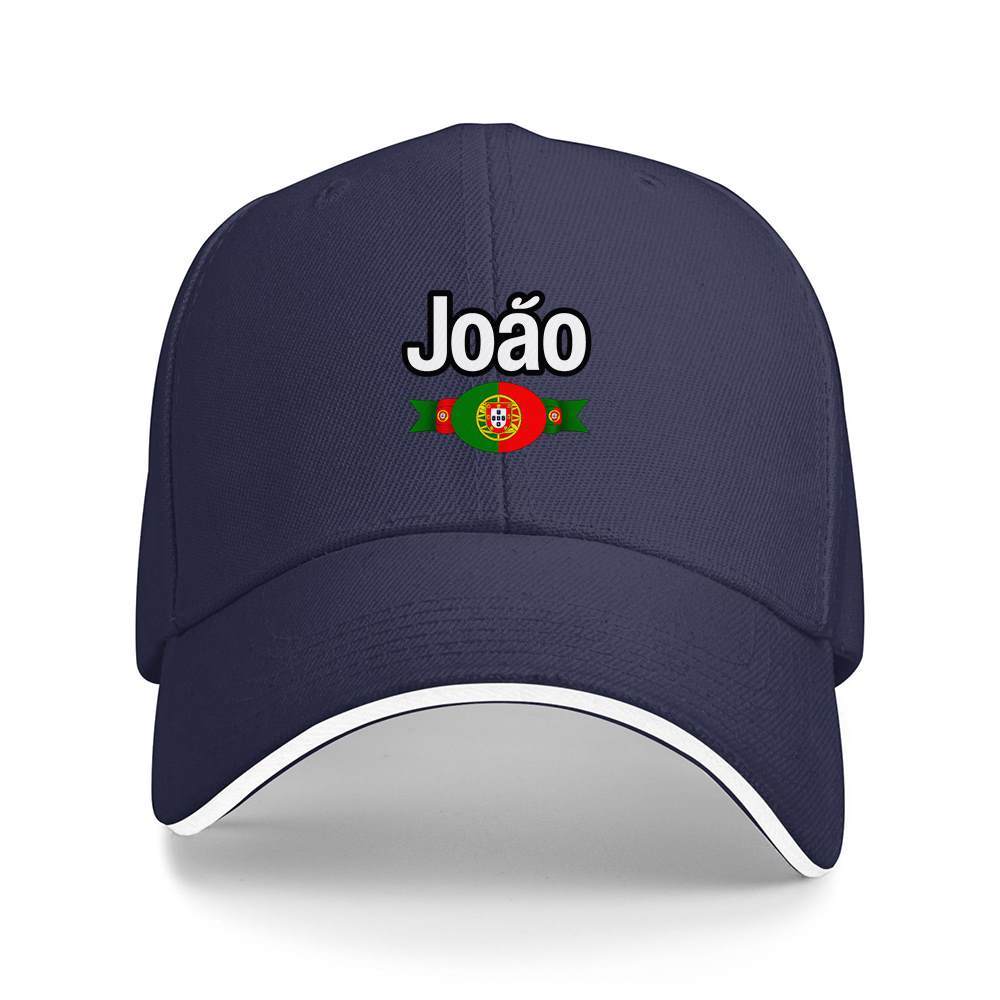 Joao Portuguese Flag Baseball Cap Adult Polyester Adjustable Casual Sports Hat