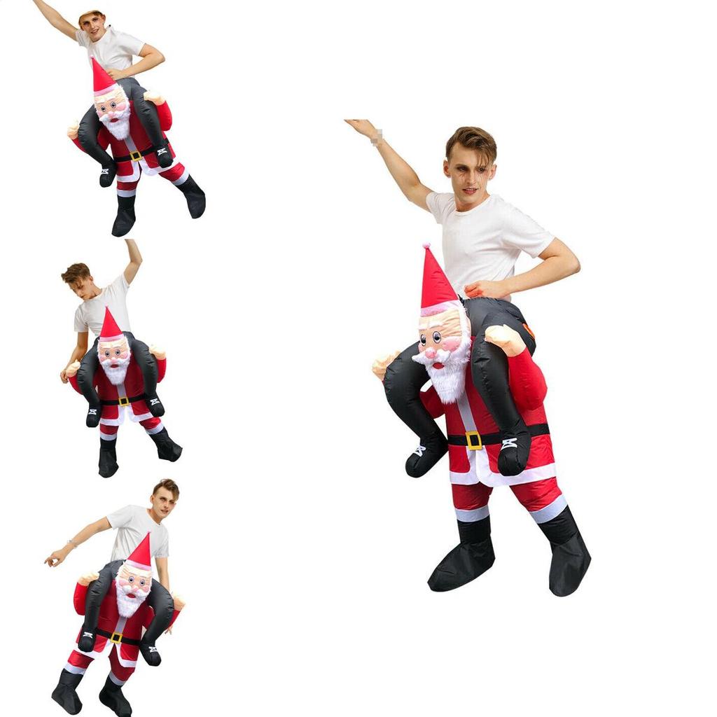 Inflatable Costume Christmas Santa Claus Outfit For Adults Perfect For Cosplay Events
