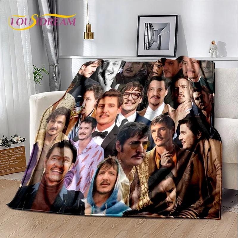 Pedro Pascal Lustiger Druck 29 Stil Decke, Weiche Überwurfdecke für Zuhause Schlafzimmer Bett Sofa Picknick Reise Büro Abdeckung Geschenke Kinder