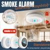 Smoke and Carbon Monoxide Alarm with Digital Display and Test Button Dual Sensor for Residential and Commercial Safety Monitoring