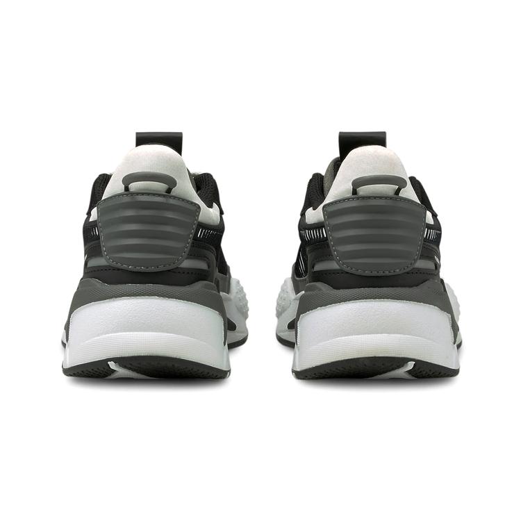 PUMA RS X Mix White Tigerlily Athletic Shoes Kids Lifestyle Shoes Black Teenagers 380779-03