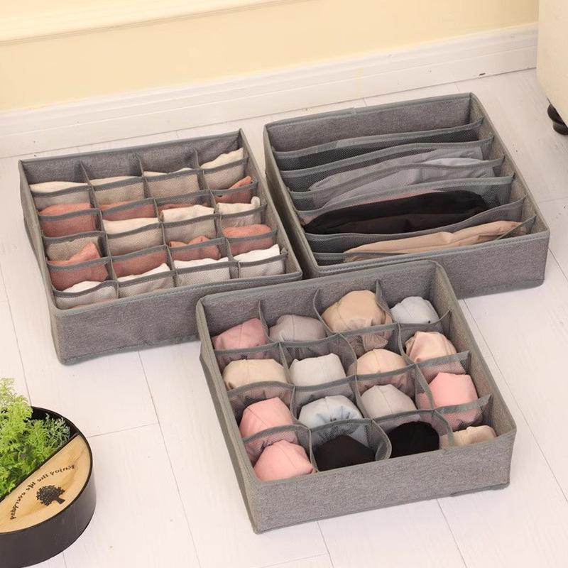 Foldable Mesh Lingerie & Sock Compartment Storage Box