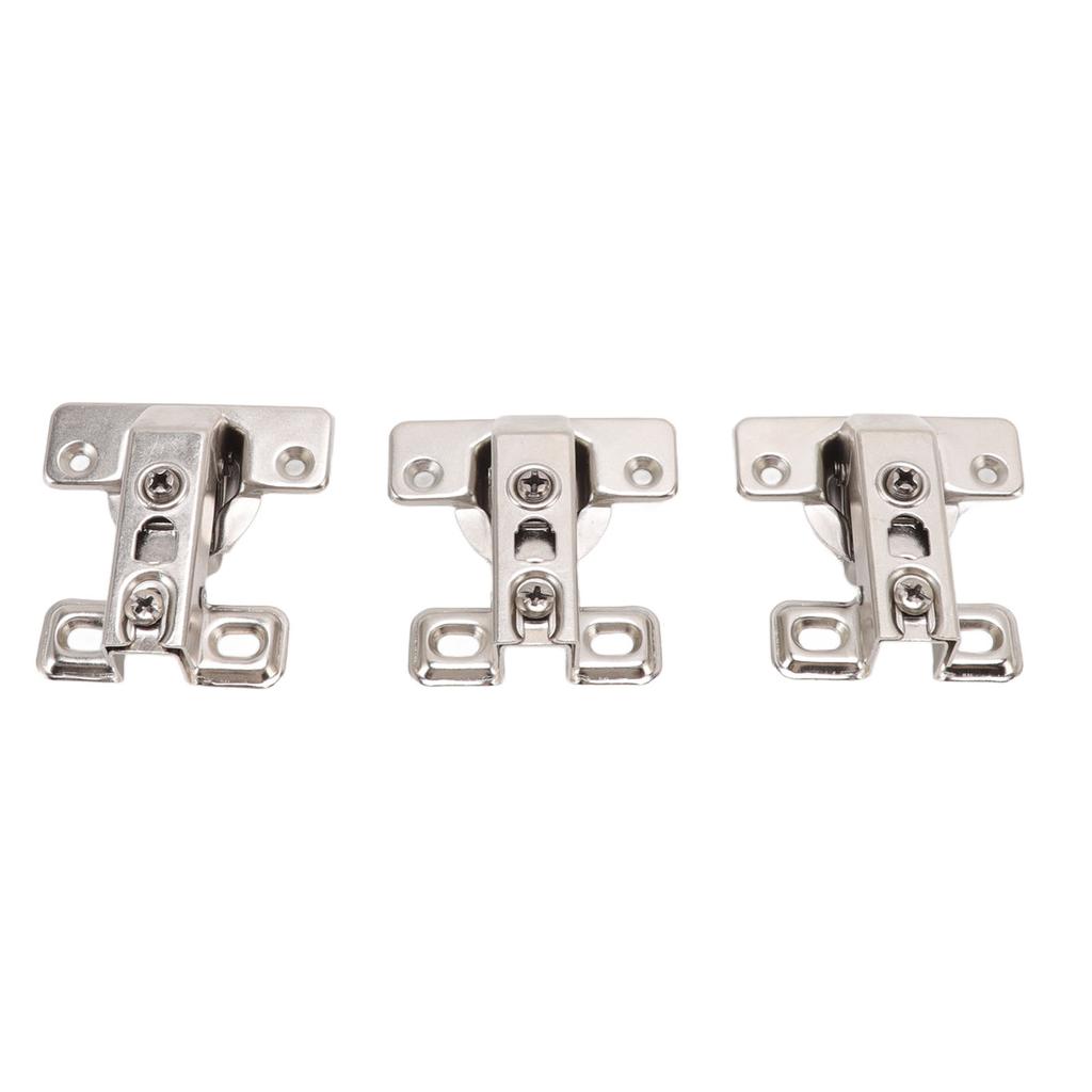 3Pcs Folding Hinges Zinc Alloy 180 Degree Integral Short Arm Hinge Set Hardware for Cabinet