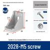 Aluminum 90° Corner Bracket Connector for 4040/2020/3030 Profiles