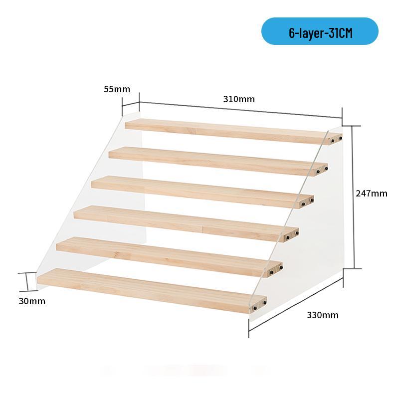 Handmade Multi-Layer Acrylic Figurine Display Rack