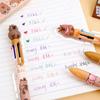 Cartoon Capybara Multicolor Ball Pen Ballpoint Pen Multicolored Pens Colorful Refill Multifunction 6/4 Colors In One Student