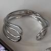 Multiple Layer Coiled Vintage Bracelet Rings Stackable Jewelry Adjustable Fit Sturdy Alloy Materials for Runway Stage