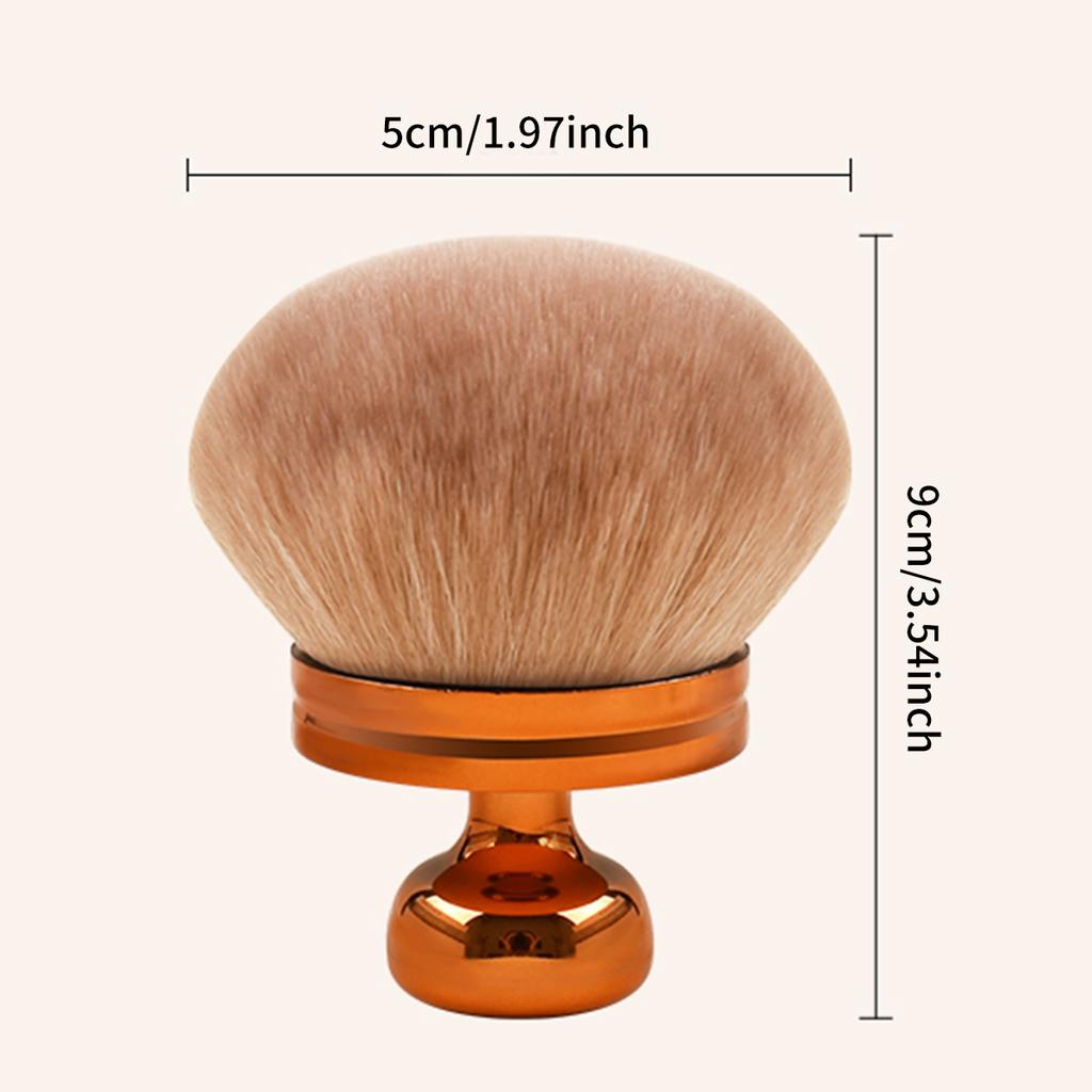 1pcs Makeup Brush for Bronze Blend Self Tan Back Applicator Provides Unblemished Application Without Streaking Brush RoseGold An