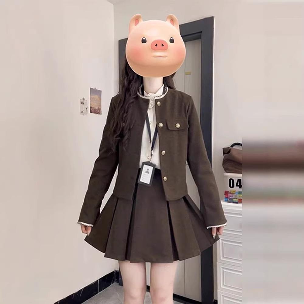 

Petite Fragrant Academy Style Skirt Suit: Women s Early Spring Two-Piece Set, 2026 New Style M