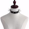 Opaskový golier Spike Choker Women Pu Leather Goth Choker náhrdelník Chocker Gotické šperky