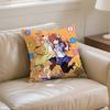 Das Dämonenmädchen von nebenan Kawaii Kissenbezug Dekokissenbezug Nordischer Vintage-Stil Kissenbezüge Wohnzimmer Sofa Couch Sitz