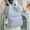 School Bag New High Value Fresh Sweet Dopamine Candy Color Backpack Junior High School Students Lightweight Backpack